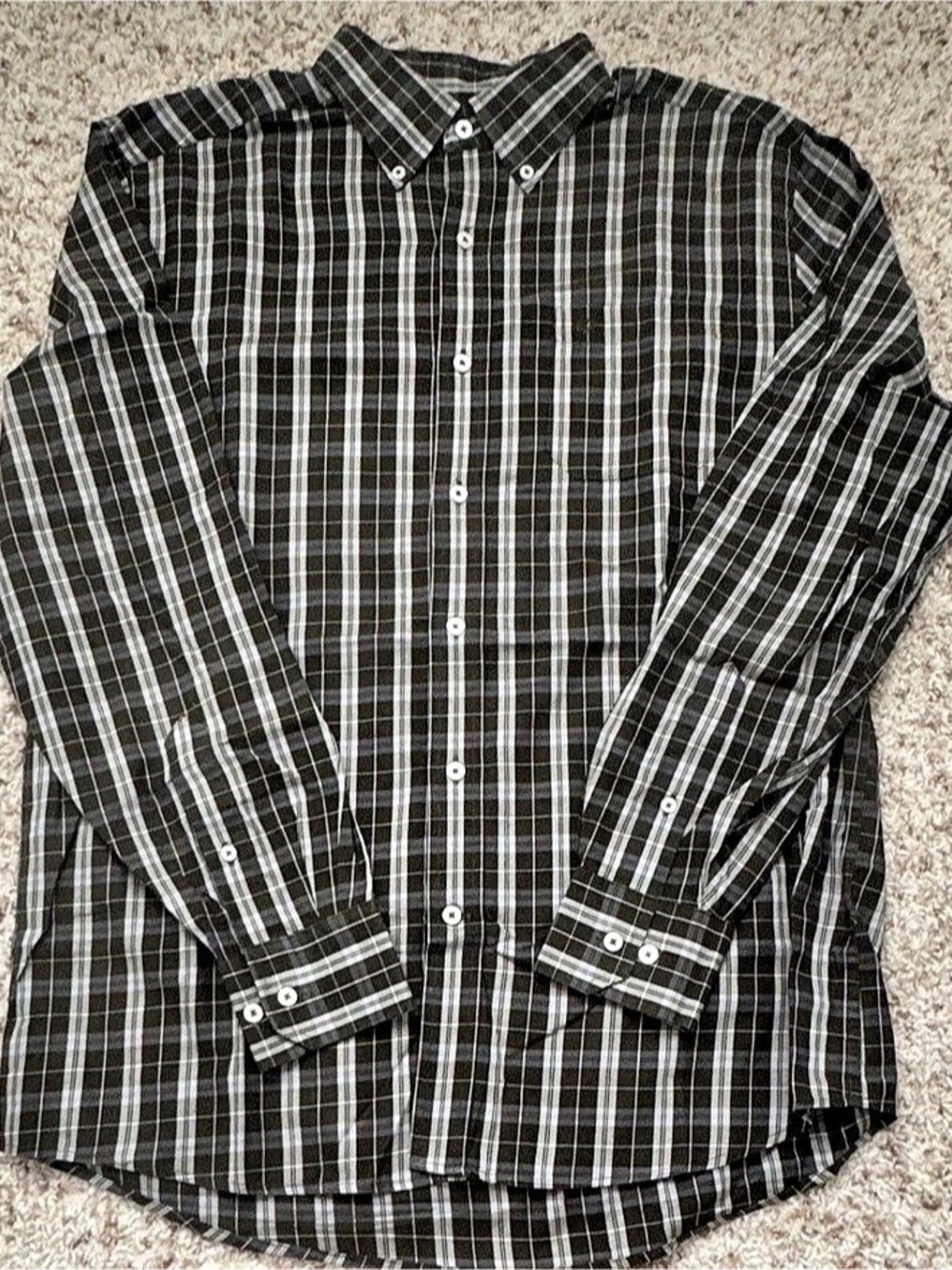 Southern Tide Men's Plaid Button Down Size Medium Like New
